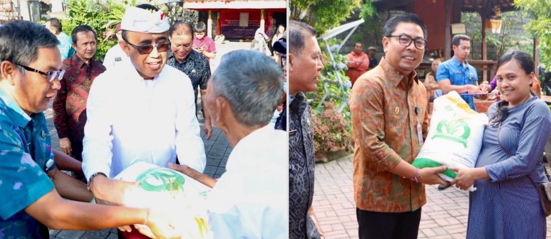 cadangan beras pemerintah kota denpasar
