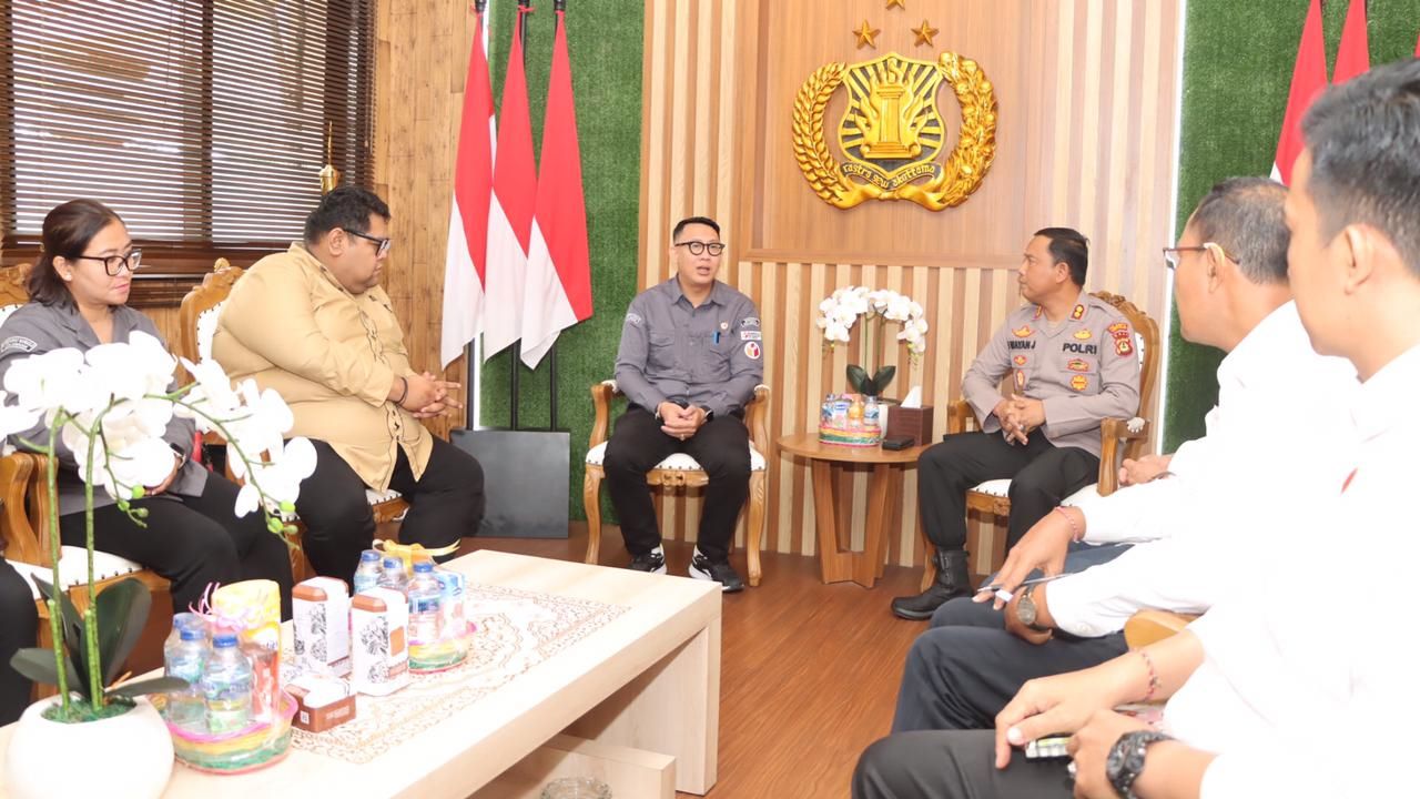 audiensi bawaslu ke polresta denpasar