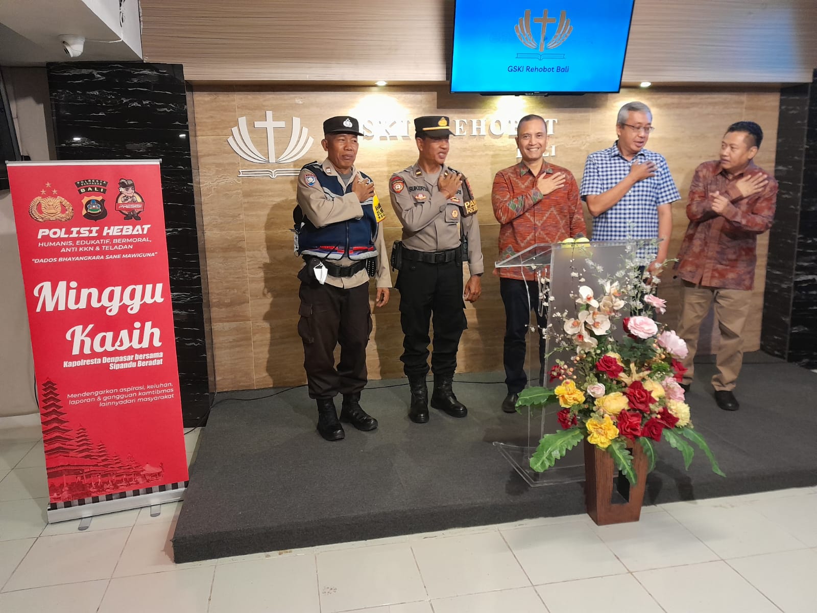 minggu kasih polsek denut