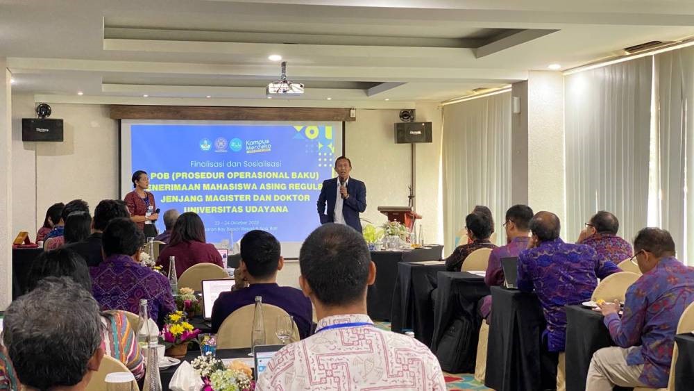 sosialisasi Penerimaan Mahasiswa Asing unud