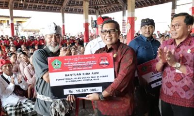peresmian jalan telaga tunjung
