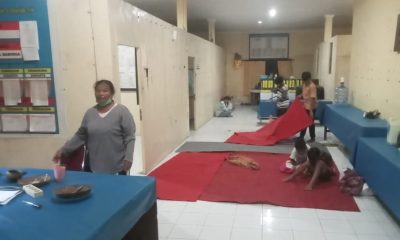 posko pengungsian kebakaran tpa suwung