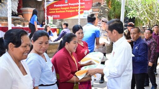 bantuan pangan presiden di gianyar