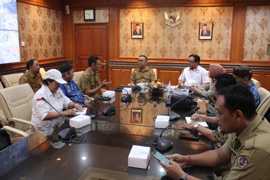 audiensi ketua harian terkait mukernas INDONESIAPERSADA