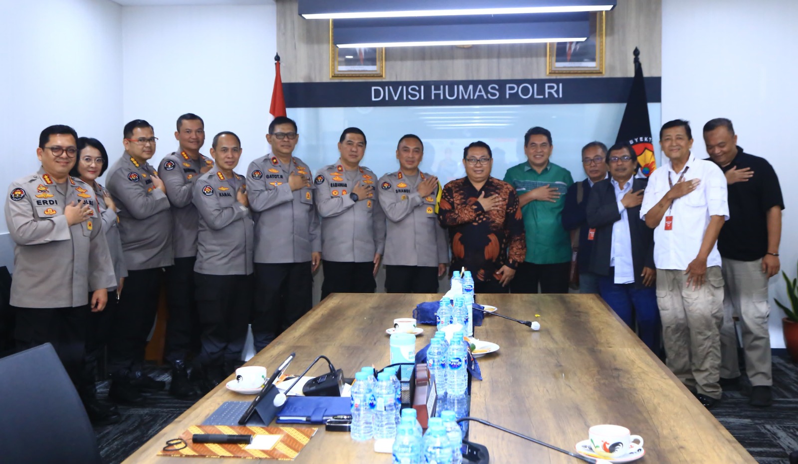 audiensi SMSI ke mabes polri