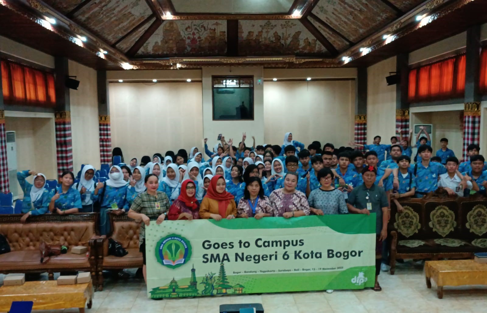 kunjungan SMAN 6 Kota Bogor ke fib unud