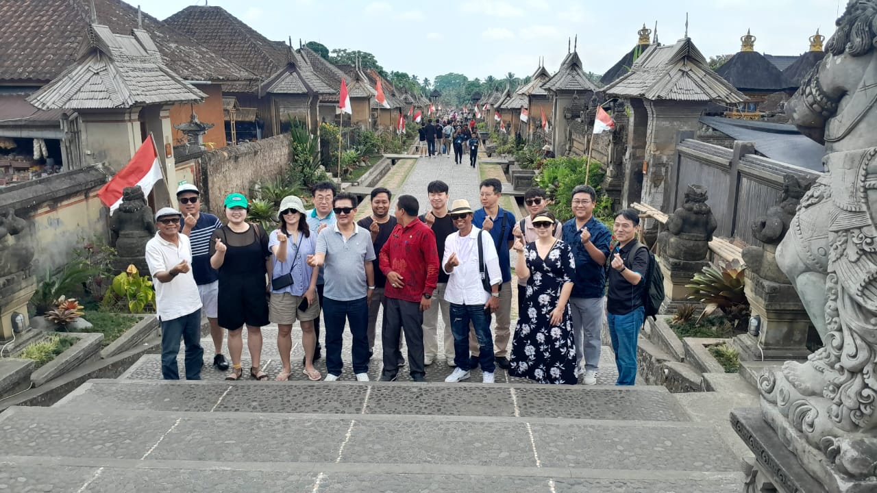 kunjungan jurnalis korea di bangli