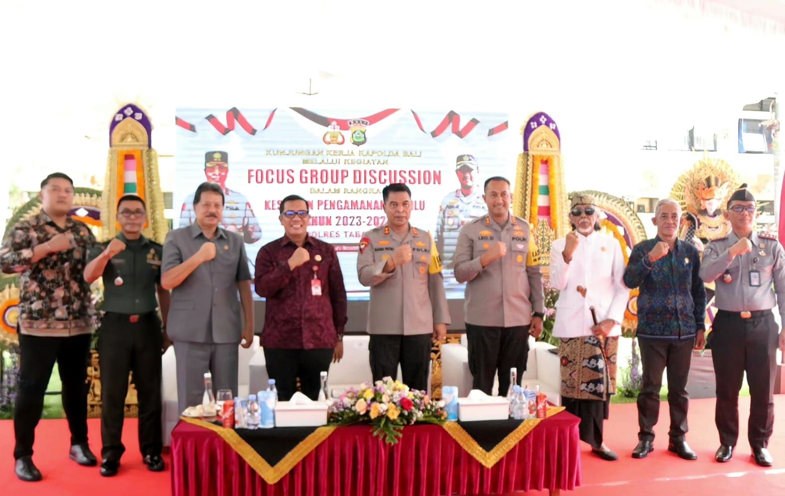 pengamanan pemilu tabanan