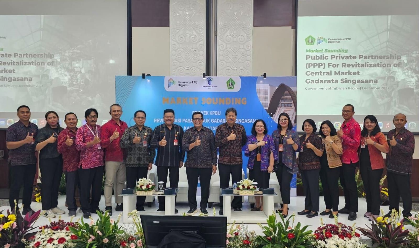 proyek revitalisasi pasar induk gadarata