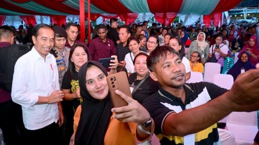 kunjungan Presiden di Kota Manado