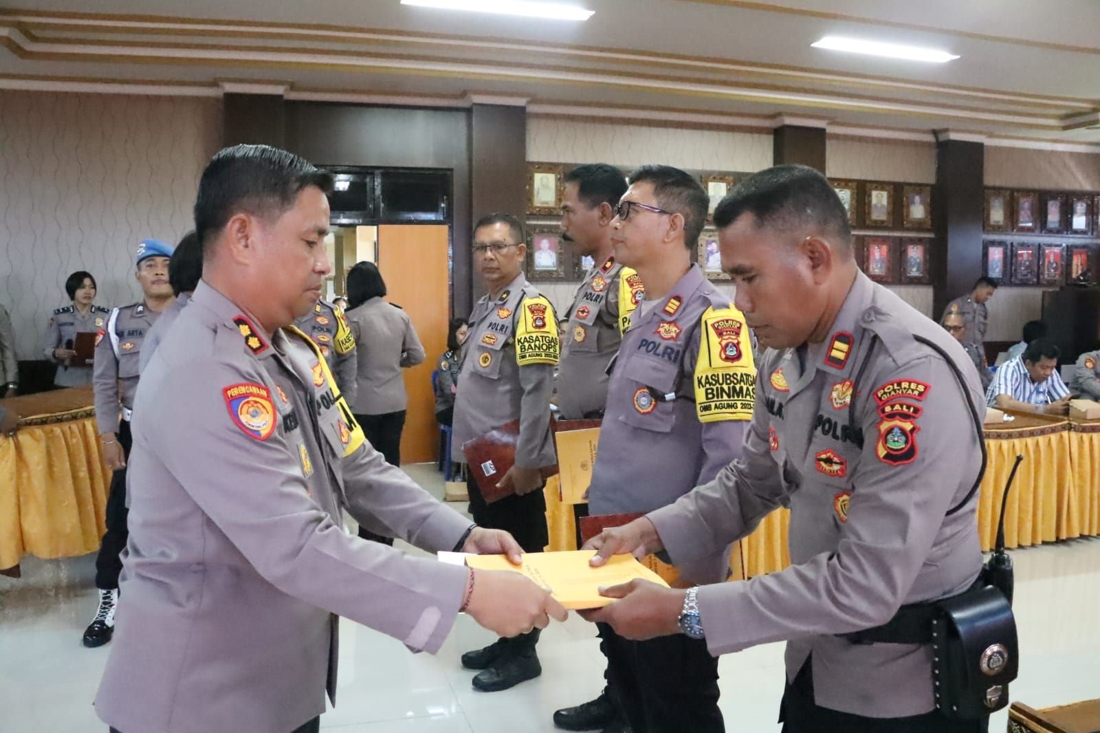 penyerahan DIPA polres gianyar