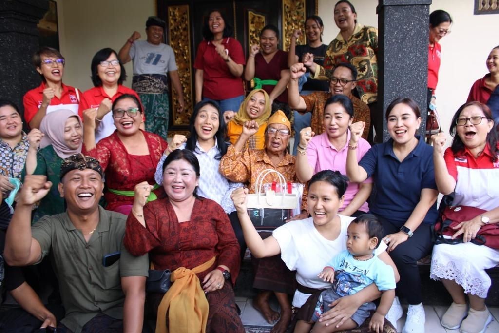 kunjungan menteri pppa di denpasar