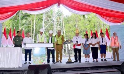 peresmian bts 4g di talaud