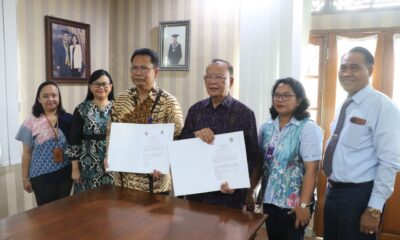 kerja sama perpustakaan unud dengan untrim
