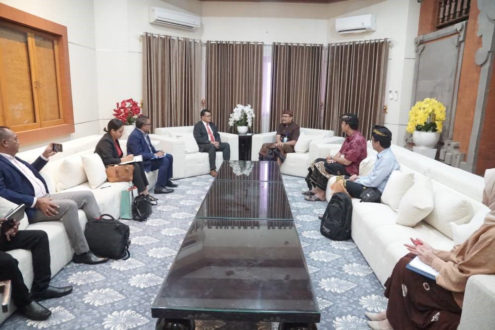 kunjungan kementerian kesehatan timor leste ke unud