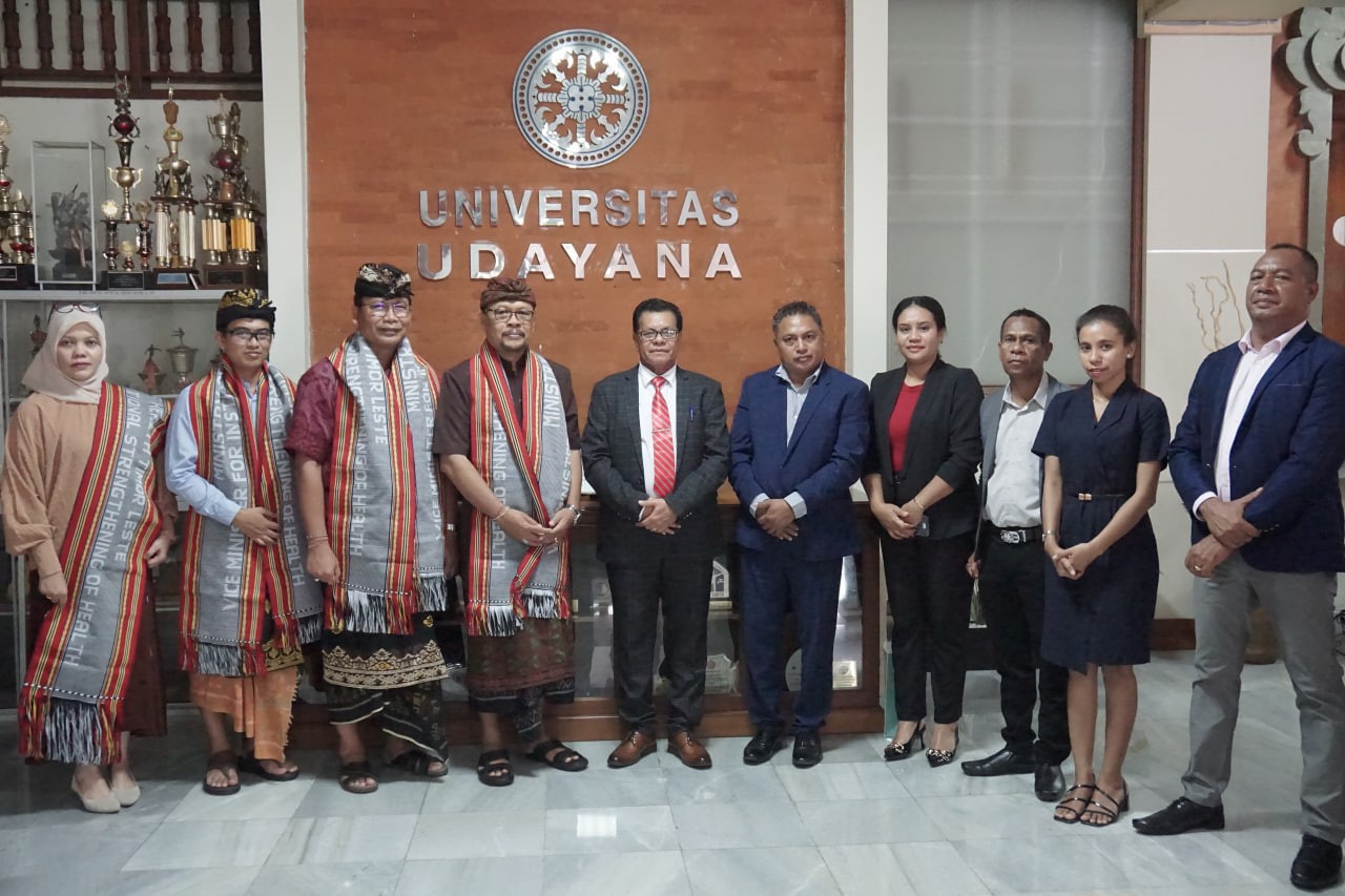 kunjungan kementerian kesehatan timor leste ke unud