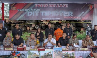 kasus ilegal logging Desa Tumbang Baloi