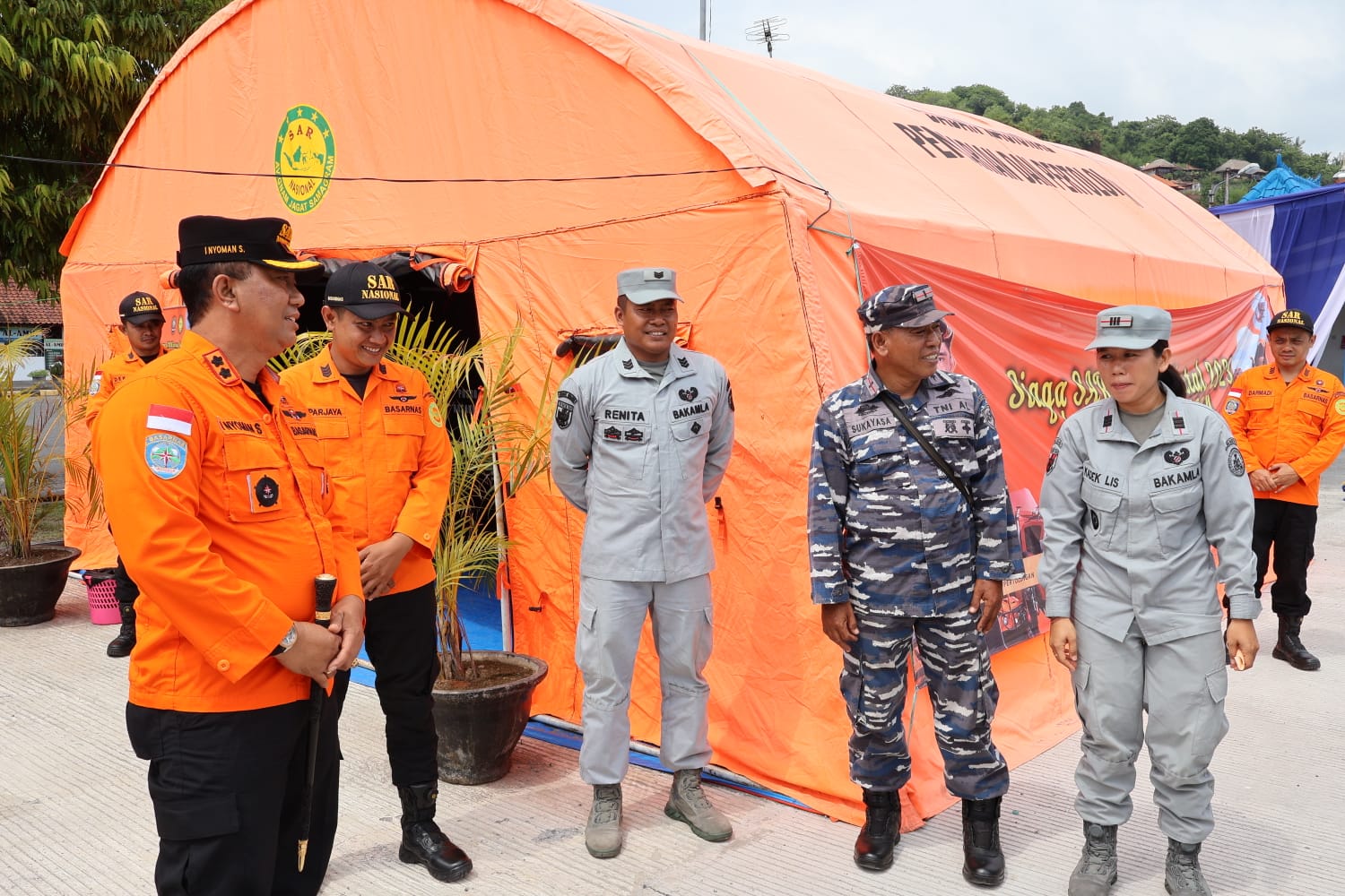 Posko Terpadu Pelabuhan Padangbai,