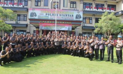kenaikan pangkat polres gianyar