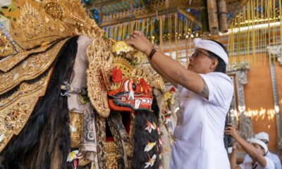 Pasupati Tapakan di Pura Dalem desa adat nungnung