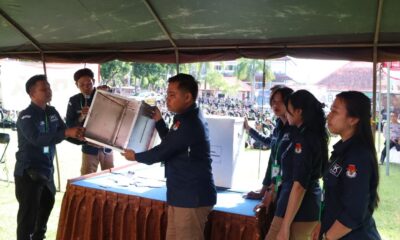 simulasi pengamanan tps polres gianyar