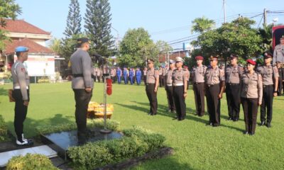 Upacara Kenaikan Pangkat Polresta Denpasar