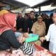 Presiden Jokowi di pasar mungkid