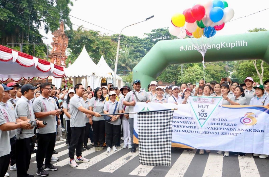 Jalan sehat rsud wangaya