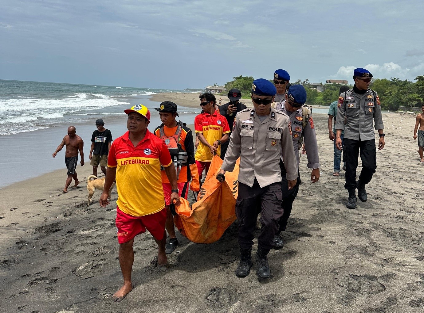 korban terseret arus di berawa