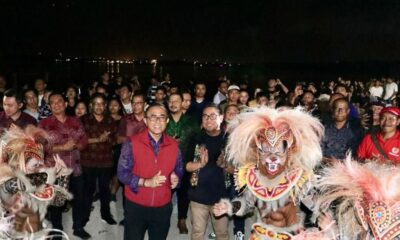 Momen akhir tahun di sanur