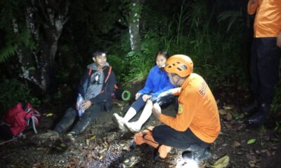 pendaki hipotermia di gunung agung