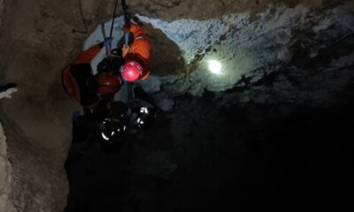 buruh terjatuh di diamond beach