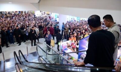 presiden jokowi di mall samarinda