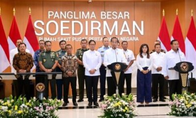 presiden jokowi meresmikan RS PPN