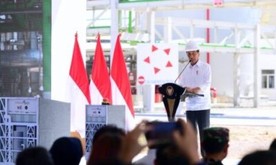 peresmian pabrik amonium nitrat PT Kaltim Amonium Nitrat