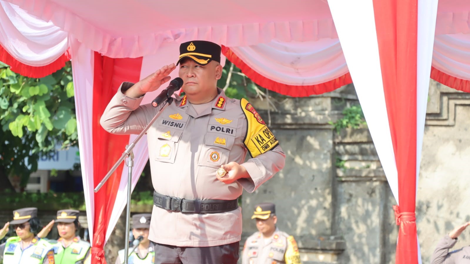 apel pasukan pengamanan pemilu denpasar