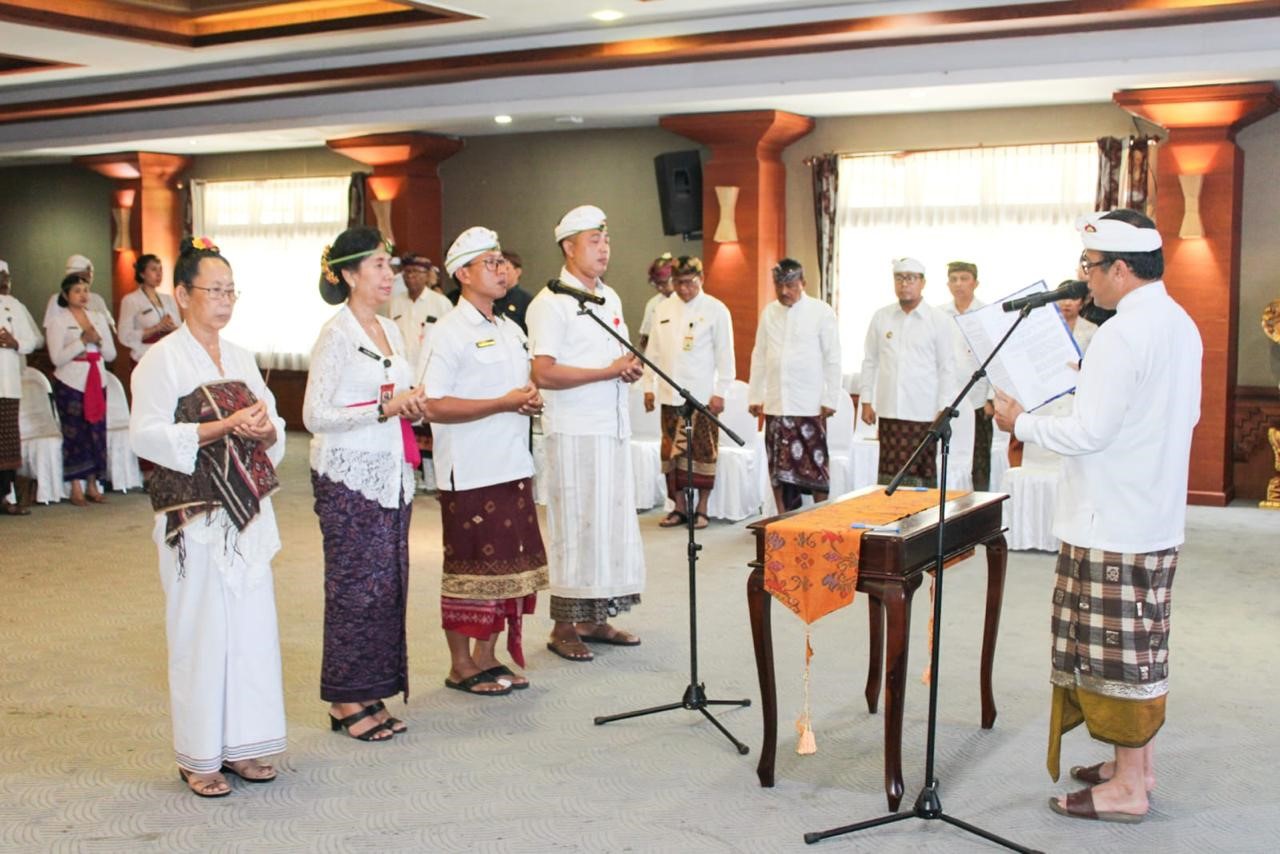 pelantikan pejabat pemkot denpasar
