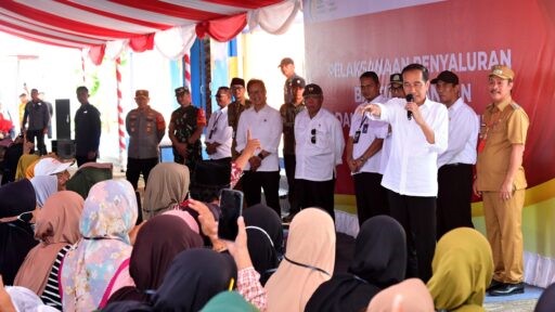bantuan beras di tolitoli