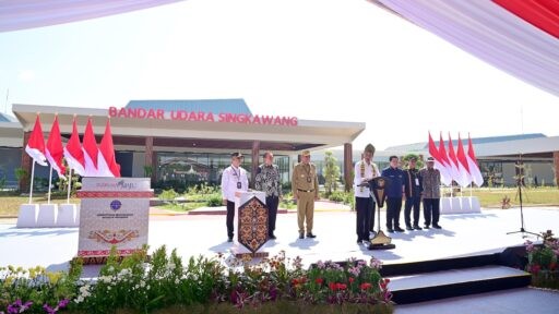 presiden resmikan Bandara Singkawang