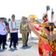 penyambutan presiden di kota singkawang