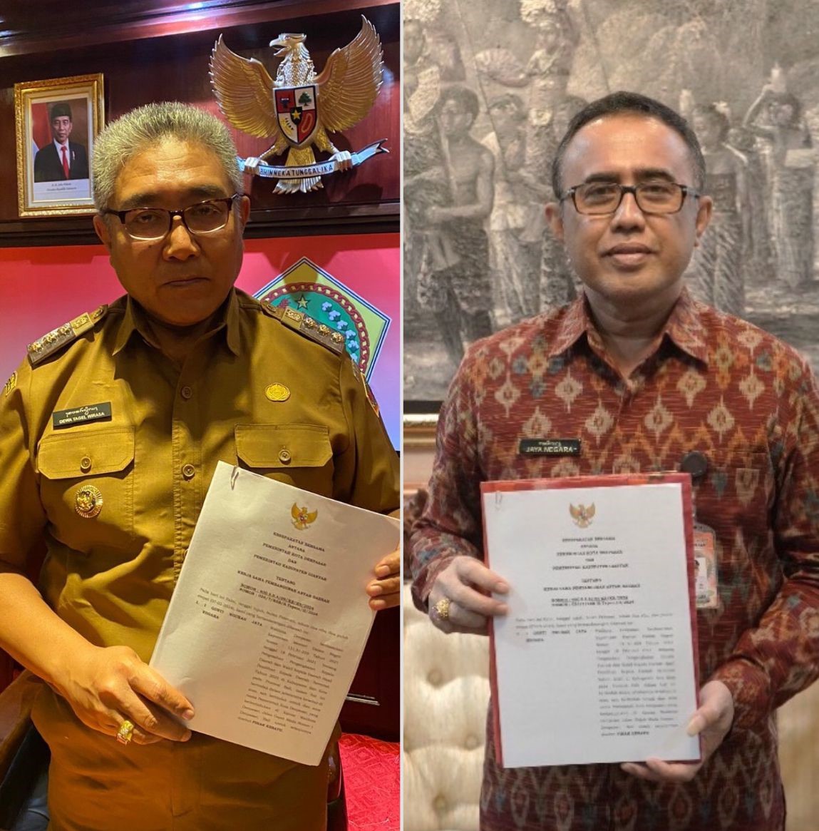 kerja sama denpasar dan gianyar