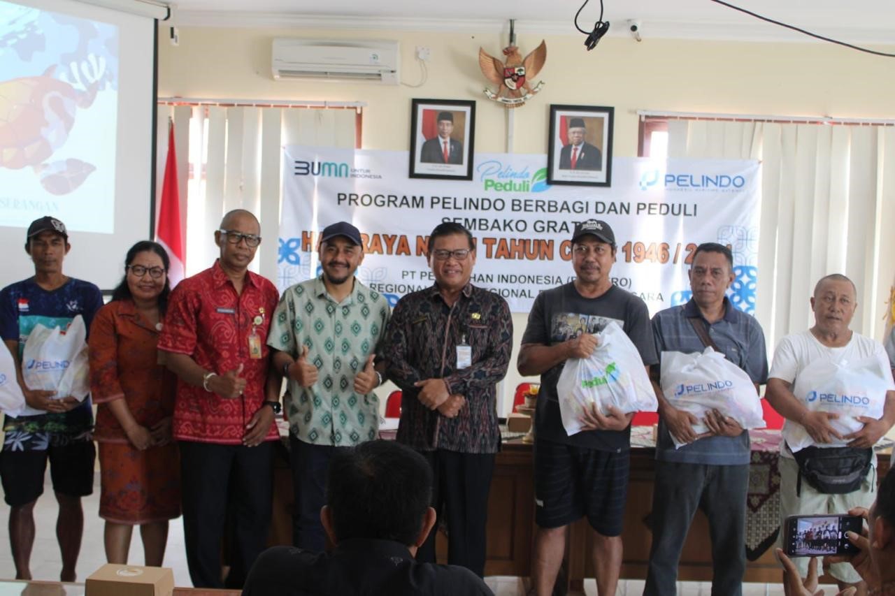 bantuan sembako pelindo