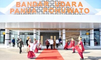 peresmian Bandara Panua Pohuwato