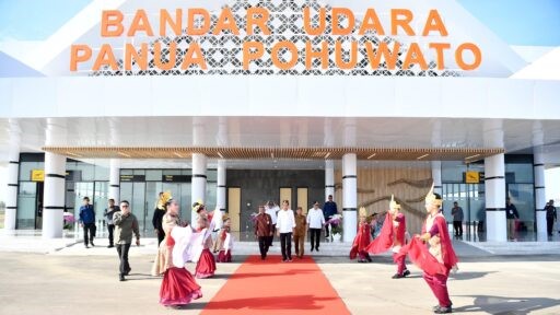peresmian Bandara Panua Pohuwato