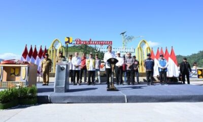 peresmian bendungan Tiu Suntuk