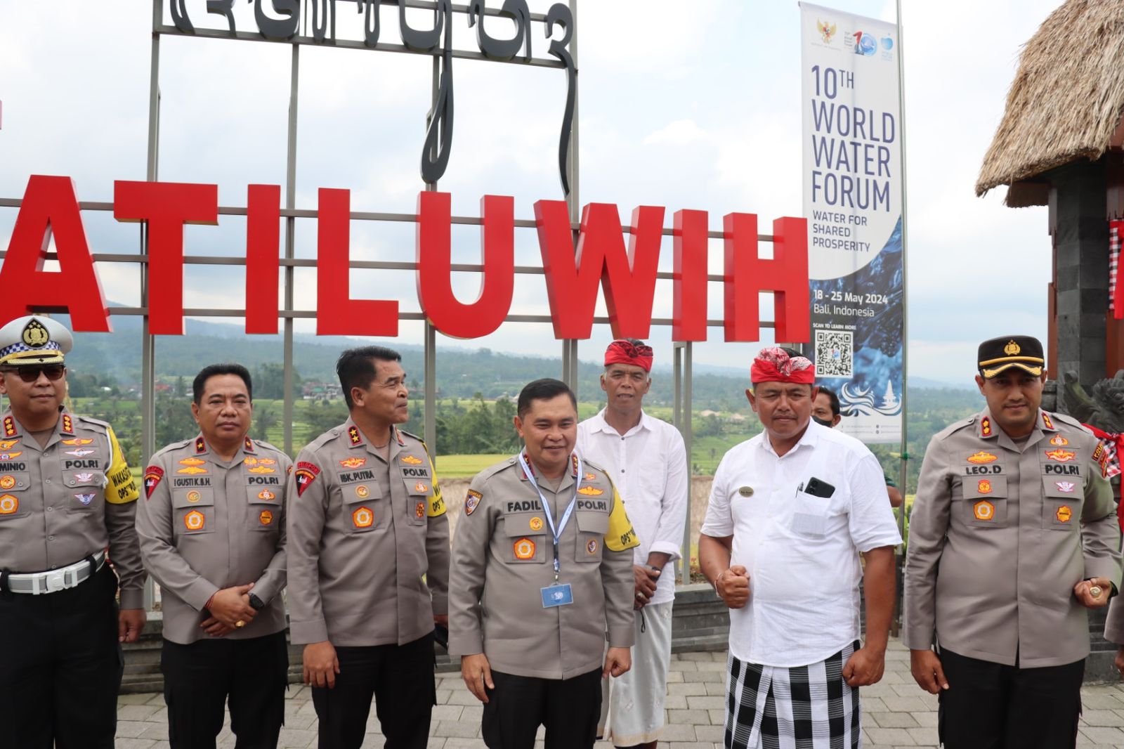 Kapolda bali cek venue jatiluwih