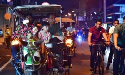 presiden jokowi naik andong