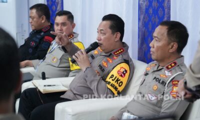 kapolri cek kesiapan Satgas Walrolakir pengamanan ktt wwf