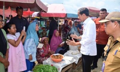 presiden di Pasar Lawang Agung