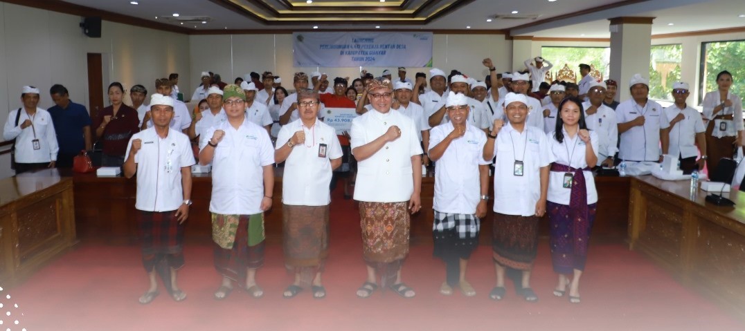 pelantikan pengurus forum perbekel gianyar